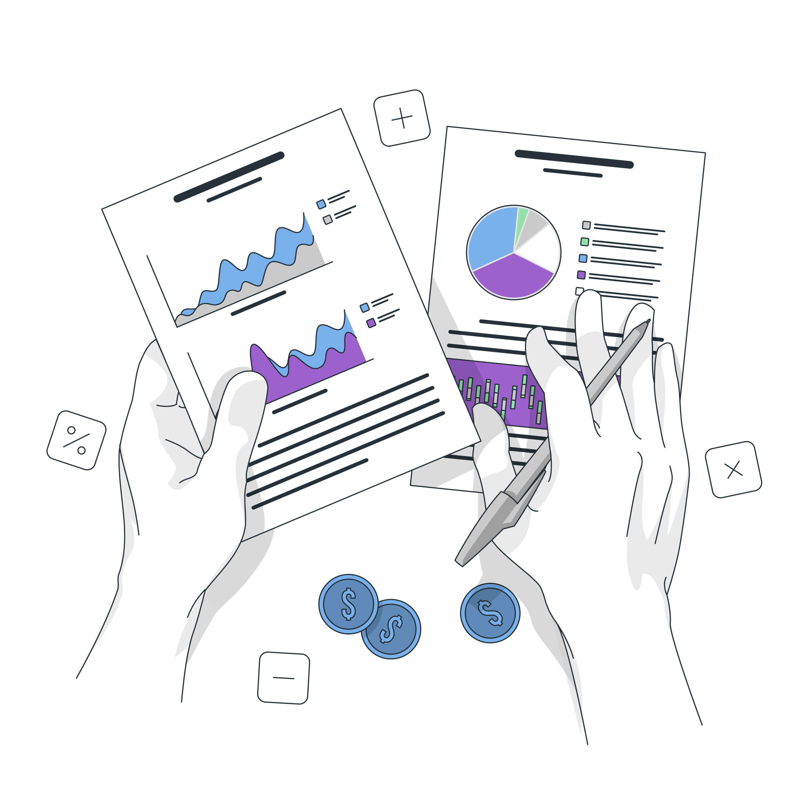 Organizing Financial Documents Graphic