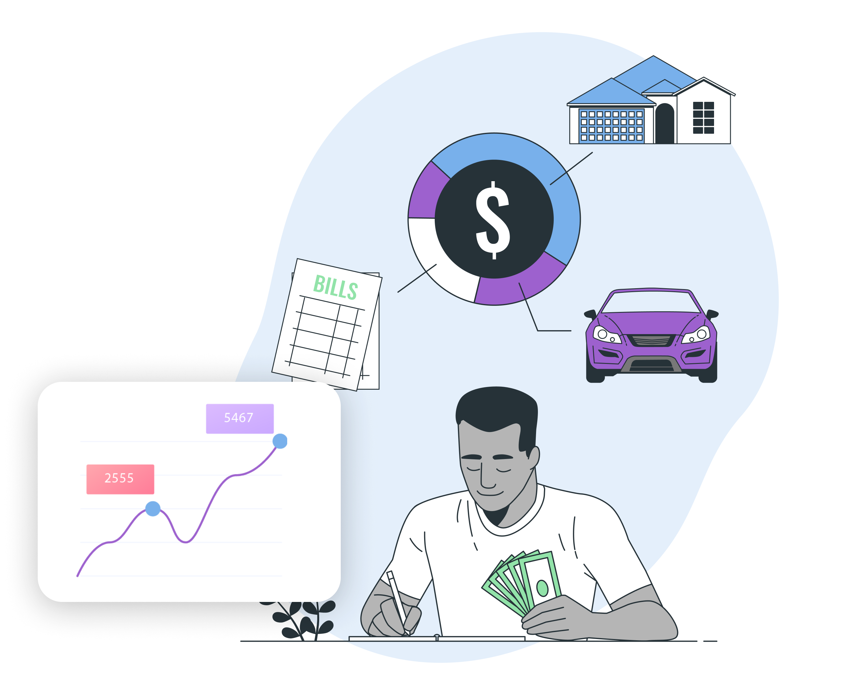 Planning Financial Future Graphic